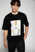 T-Shirt Preta Beşiktaş