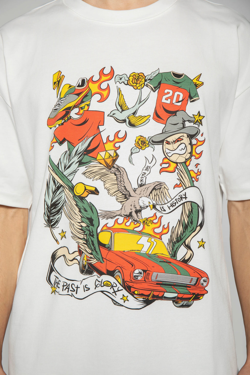 T-shirt Branca Legado Quaresma