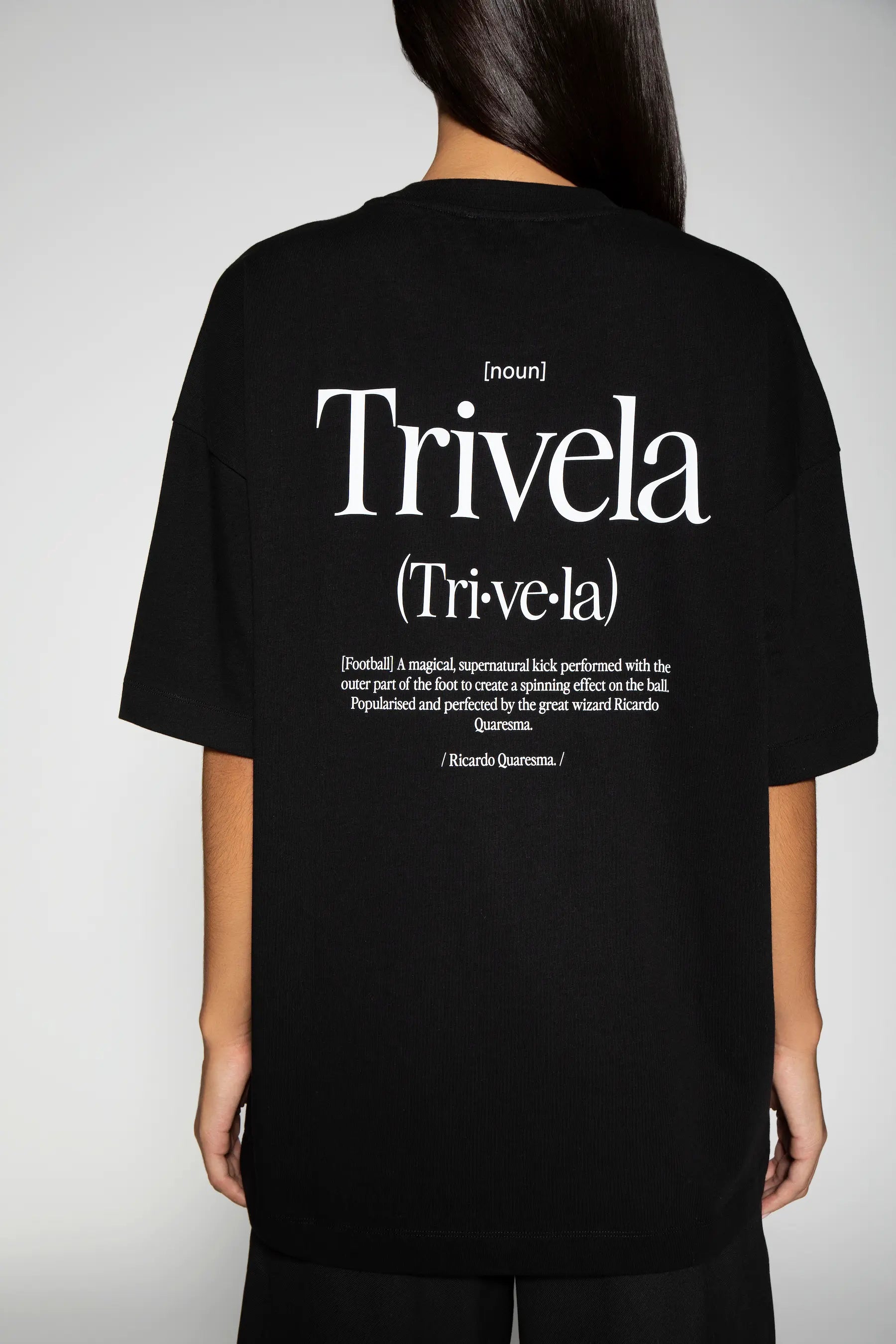 Quaresma Trivela Siyah Tişört