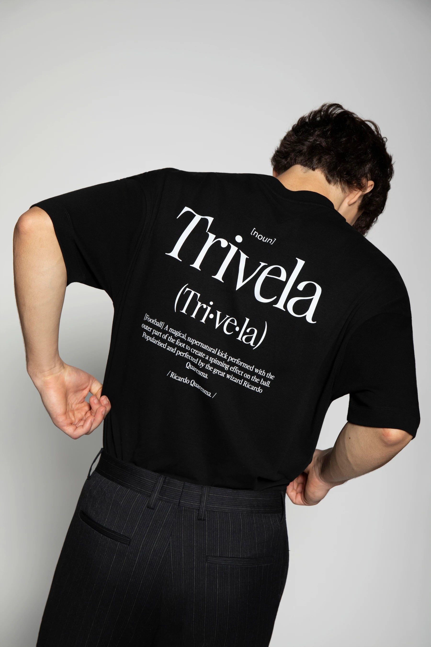 Quaresma Trivela Siyah Tişört